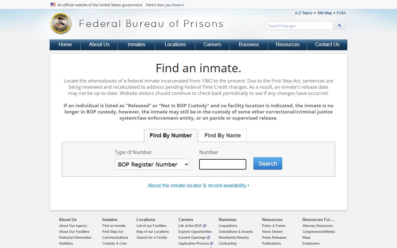 Federal inmate locator separate from Coshocton County jail mugshots